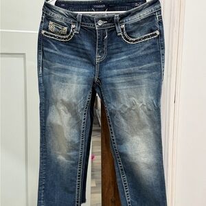 Vigoss Women's Dark Blue Boot Cut Jeans